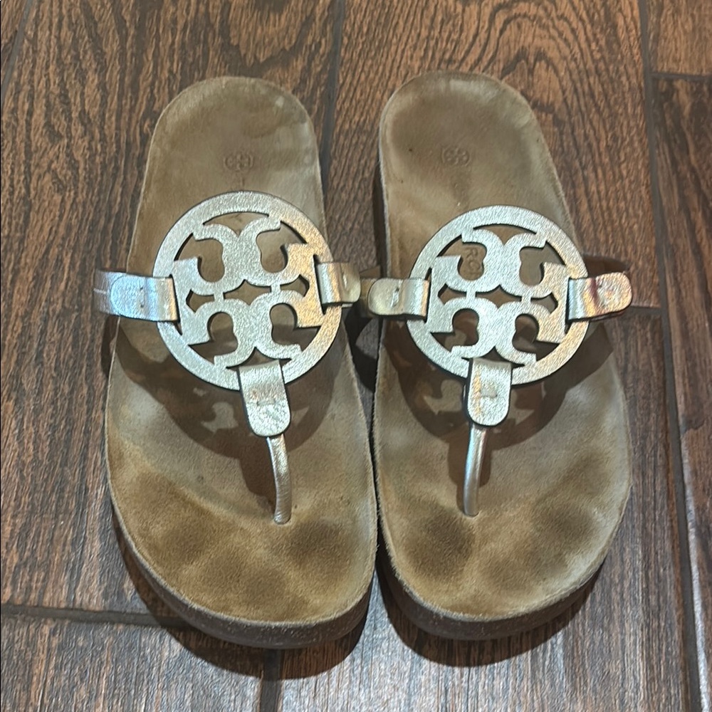 Tory Burch Spark Gold Sandals